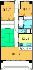 高松市郷東町 3LDKマンション