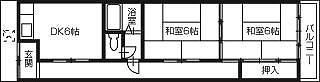 高知市伊勢崎町 2DKマンション