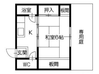 高知市寿町 1Kアパート