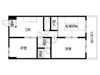 高知市鴨部 3DKマンション