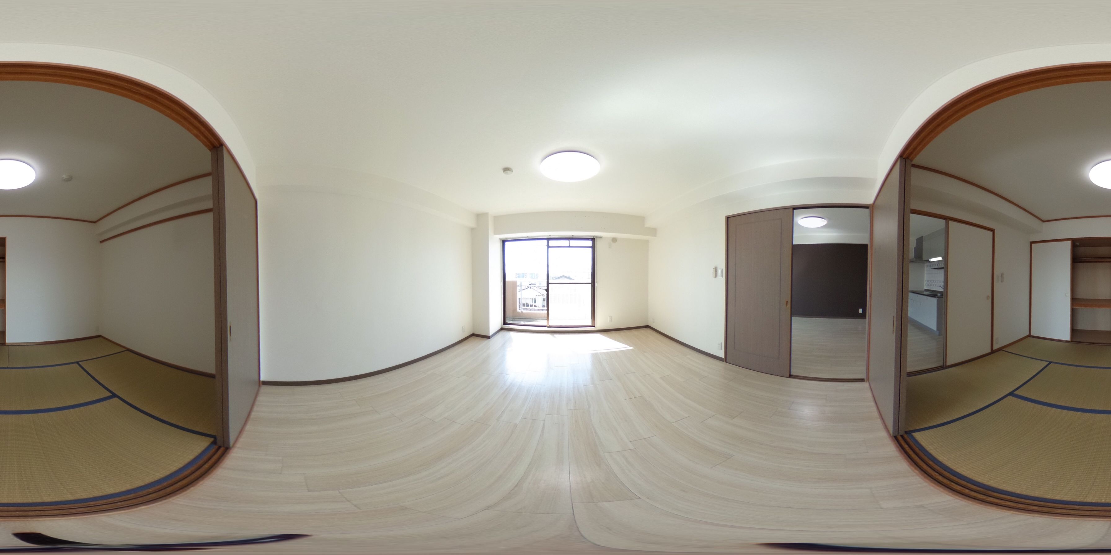 徳島市中常三島町 賃貸マンション 3LDKパノラマ画像