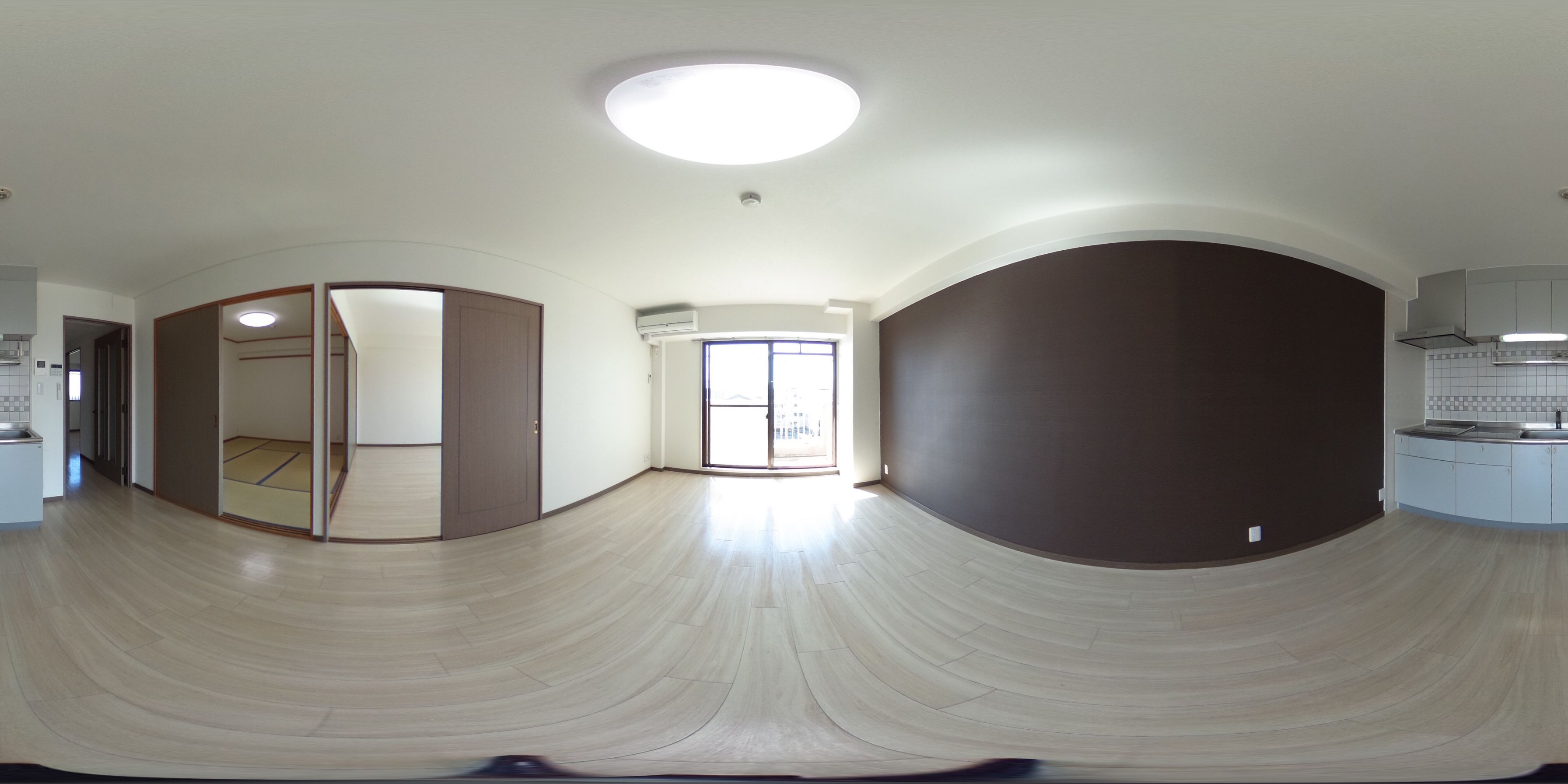 徳島市中常三島町 賃貸マンション 3LDKパノラマ画像